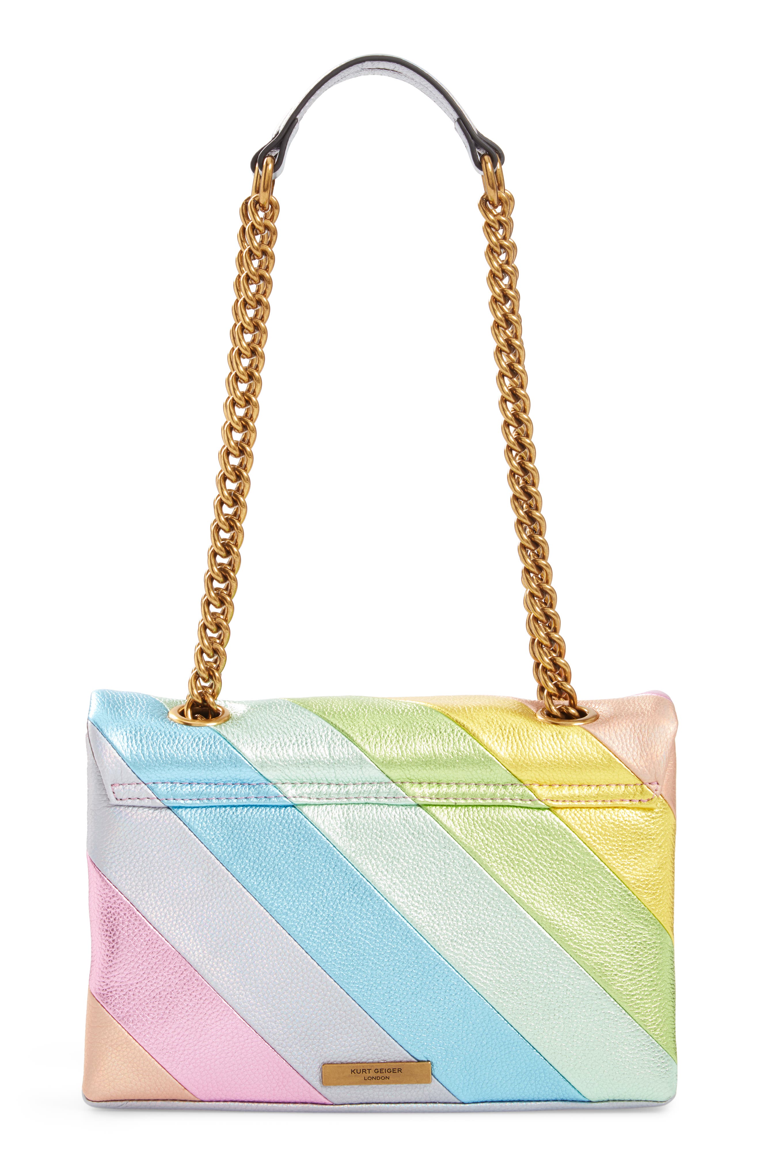 Kensington Leather Shoulder Bag, Alternate, color, LIGHT/ PASTEL BLUE