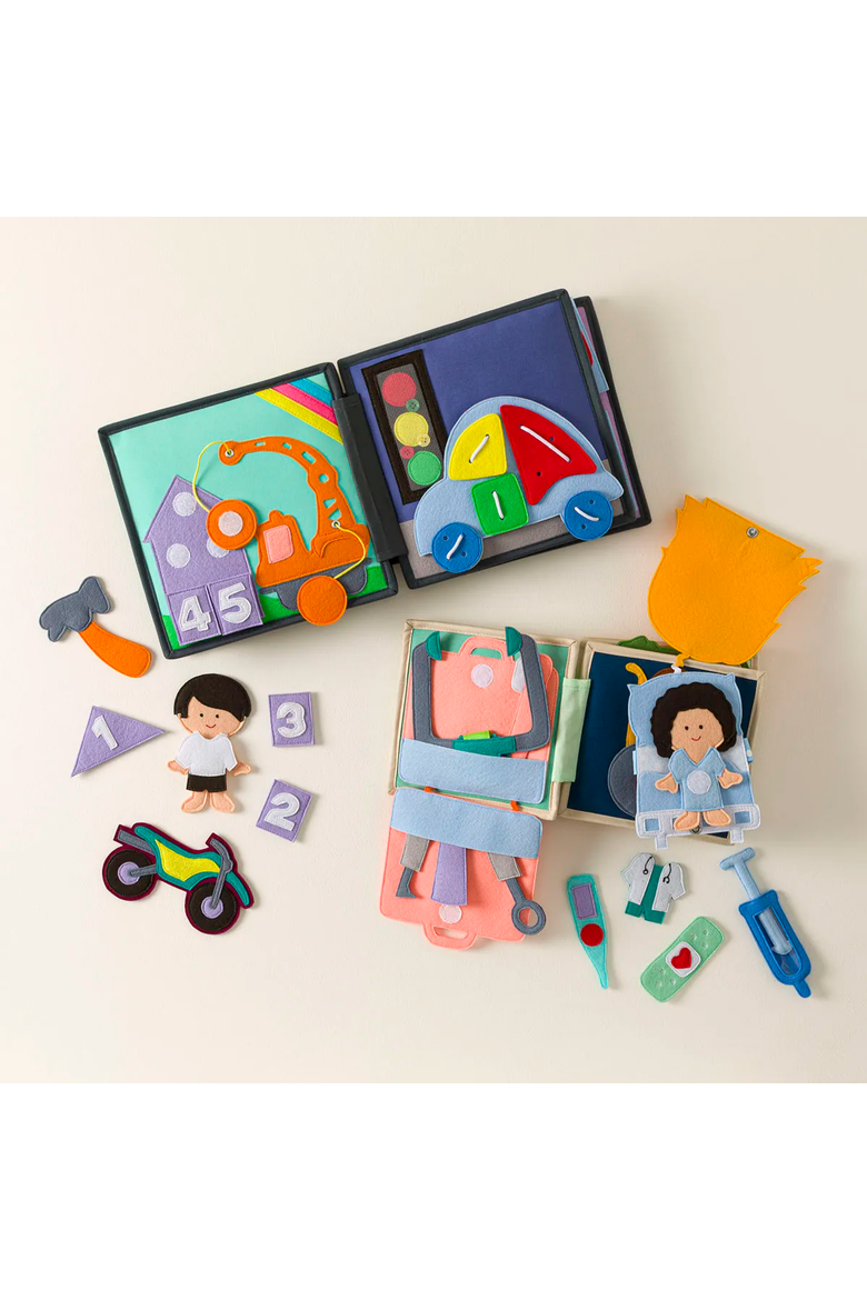 Pretend Play Busy Books by Educating AMY, Alternate, color, Little Mechanic