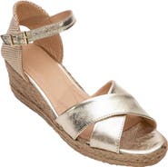 Forever & Always Shoes Miria Leather Platform Espadrille