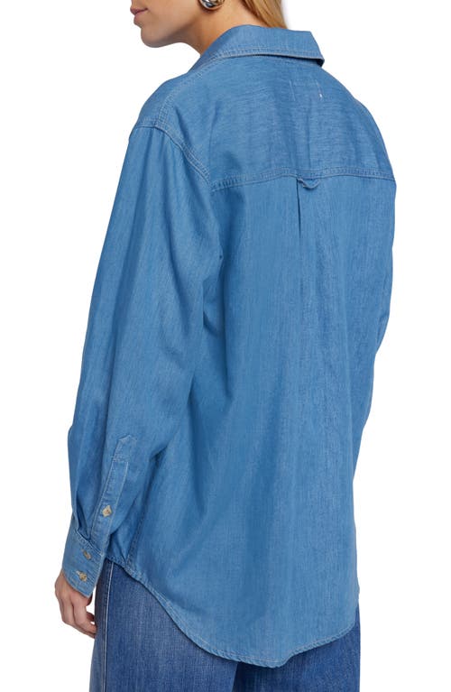 7 For All Mankind Easy Denim Shirt In Ella