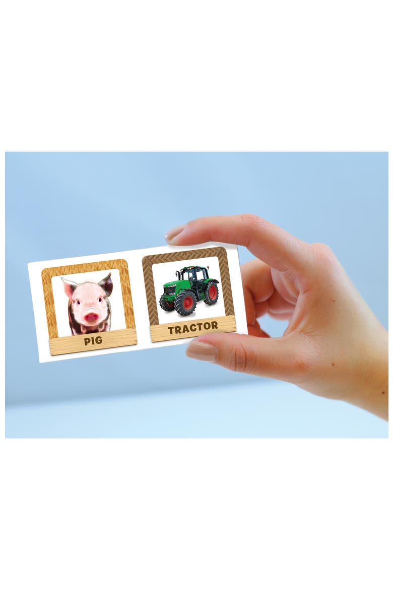 Old MacDonald's Farm Picture Dominoes, Alternate, color, Multicolor