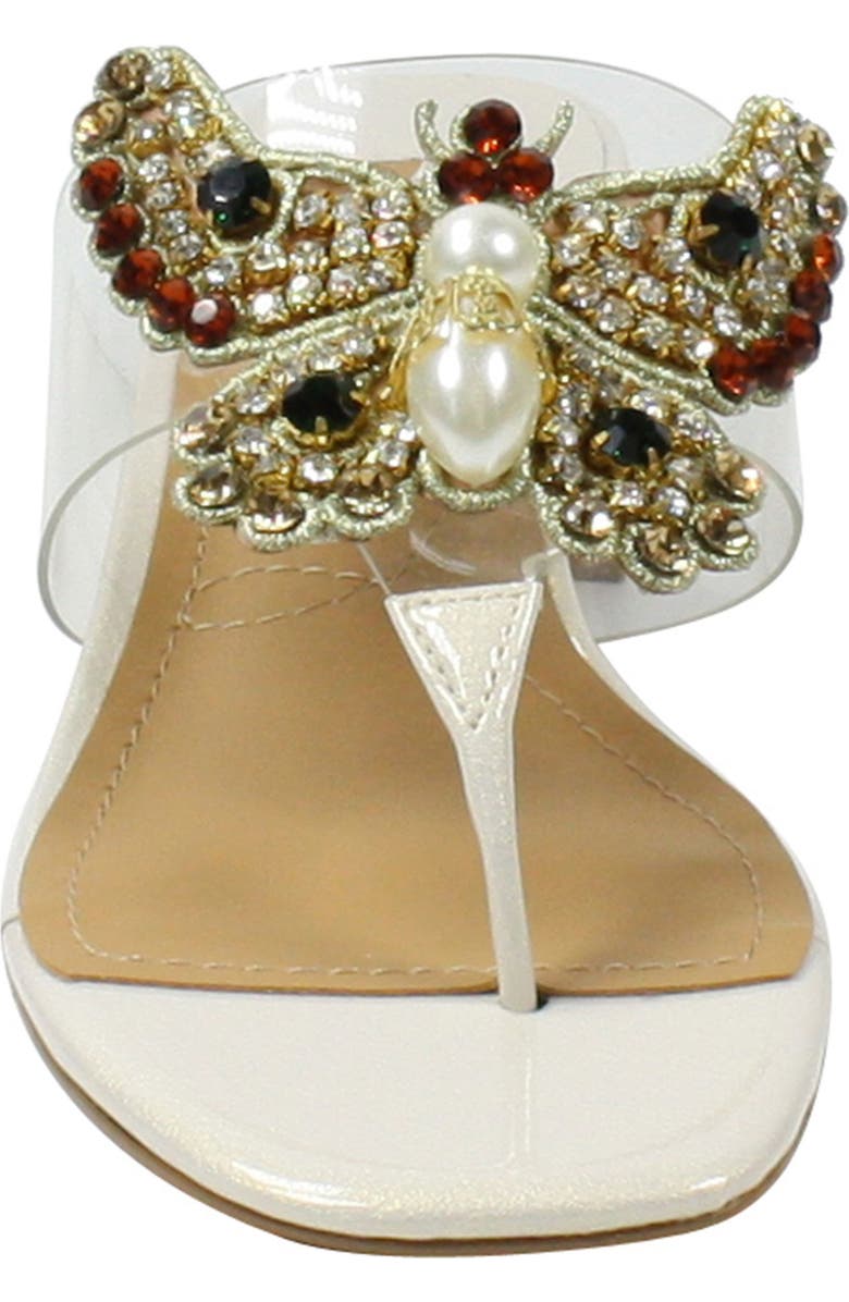 J. Reneé J.Renée Wynyard Embellished Flip Flop, Alternate, color,