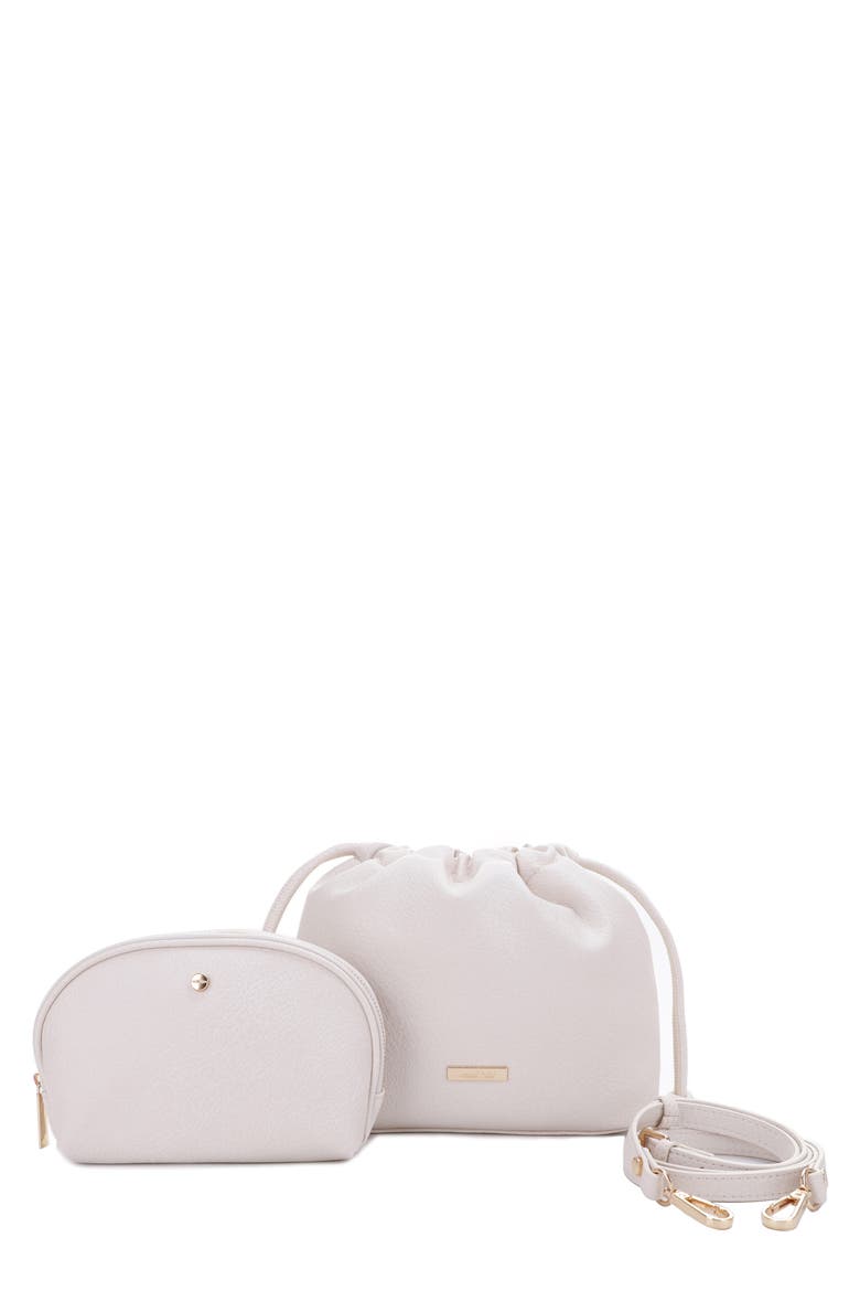 Lola Beauty 2-Piece Bag Set, Main, color, BONE