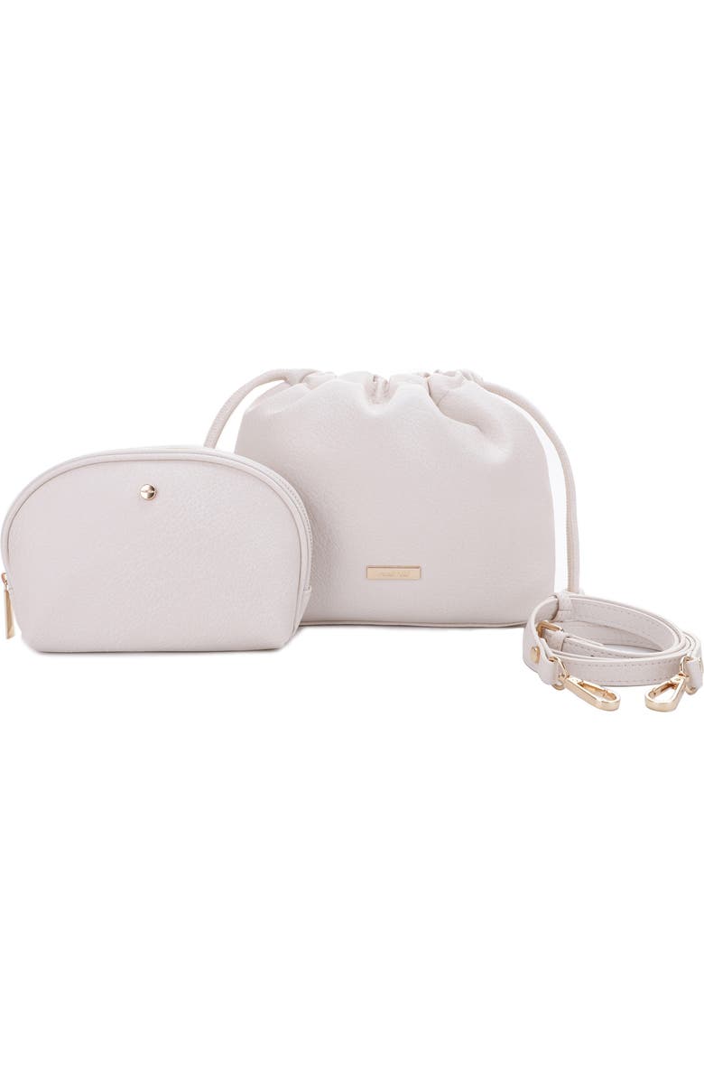 Mali + Lili Lola Beauty 2-Piece Bag Set, Main, color, Bone