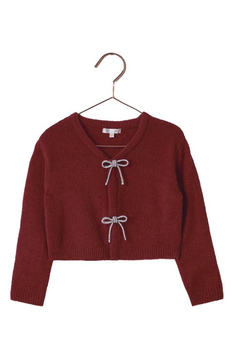 Kids' Bow Cardigan