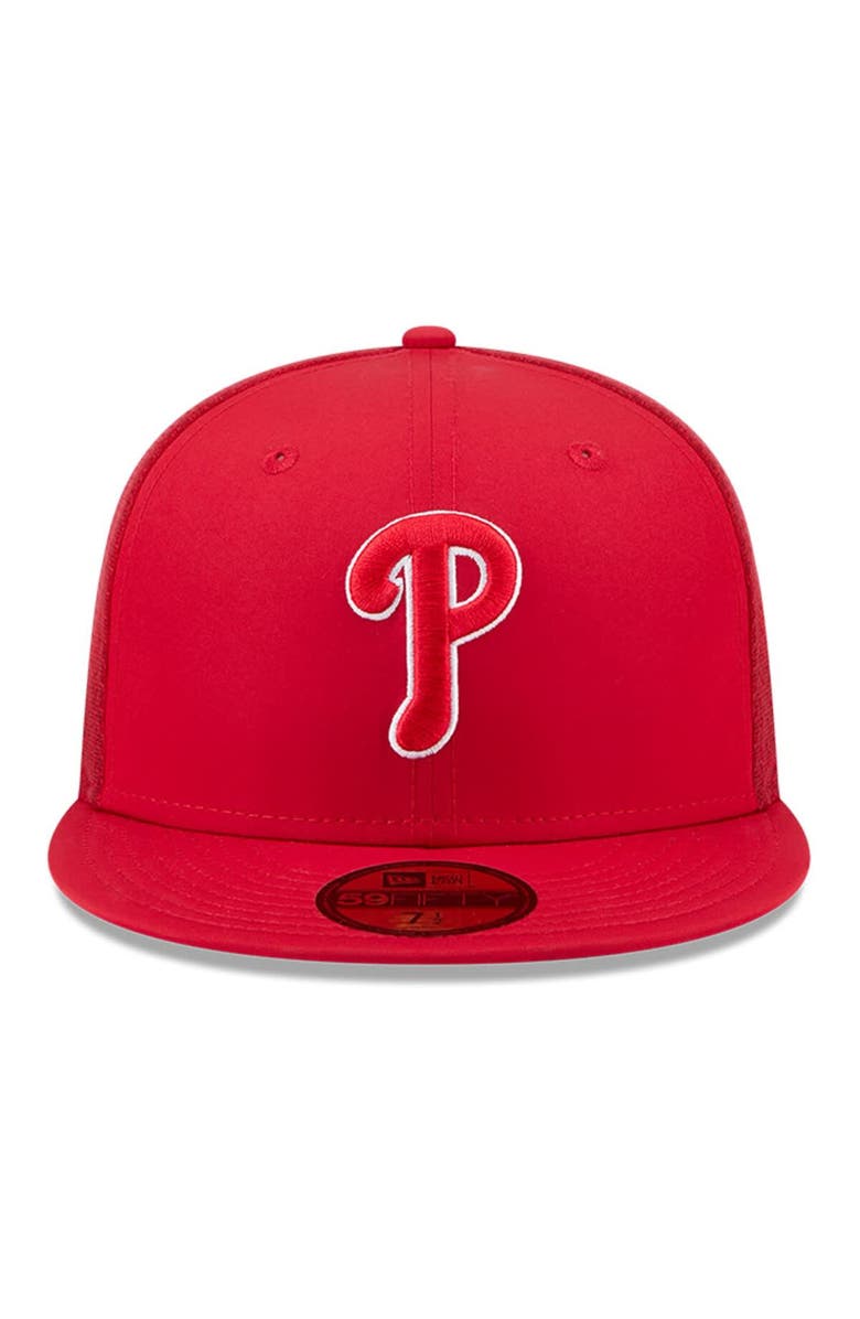 New Era Men's New Era Red Philadelphia Phillies 2026 Batting Practice 59FIFTY Fitted Hat, Alternate, color, Red