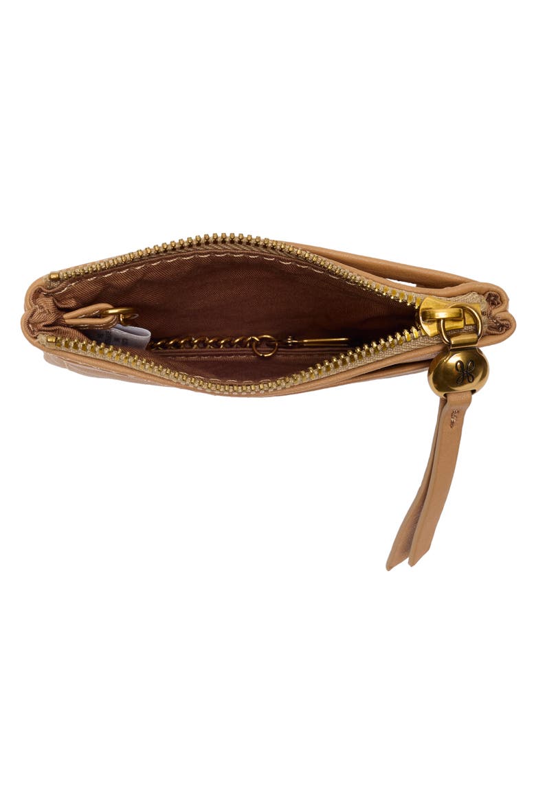 Lumen Leather Zip Card Case, Alternate, color, SANDSTORM