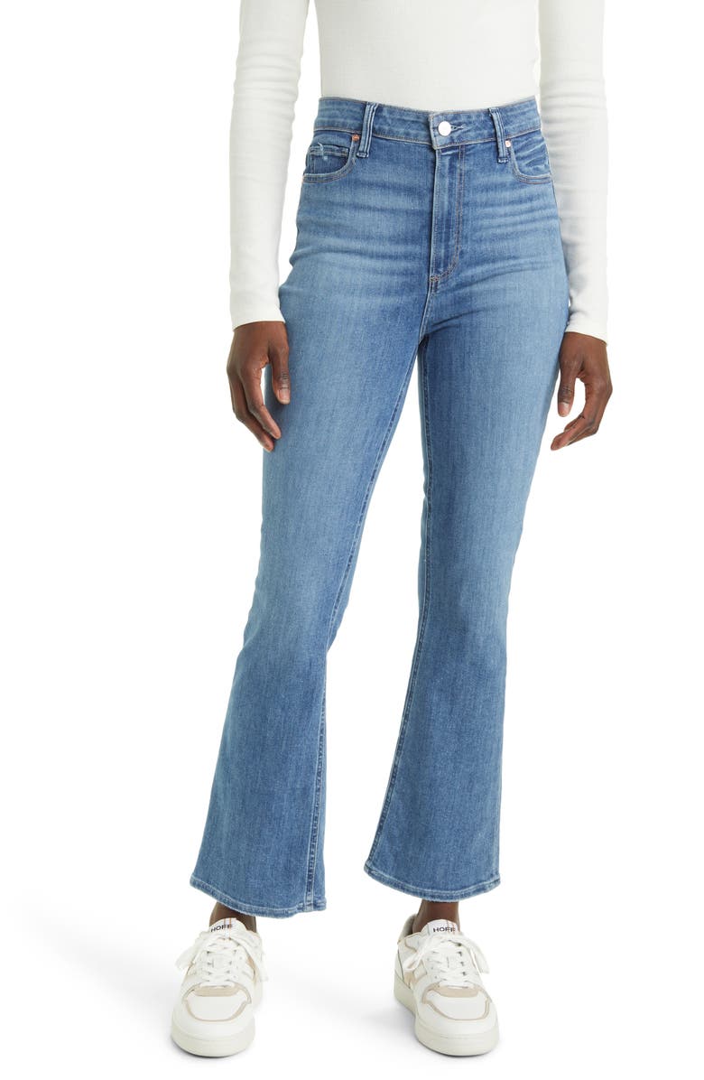 PAIGE Claudine High Waist Ankle Flare Jeans, Main, color, Perspective