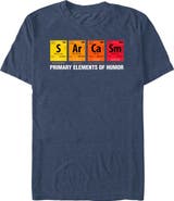 Lost Gods Men's Lost Gods The Elements Of Humor  Graphic T-Shirt
