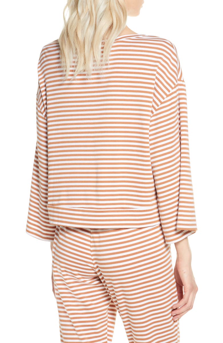Eberjey Quincy Icon Pajama Top, Alternate, color, 