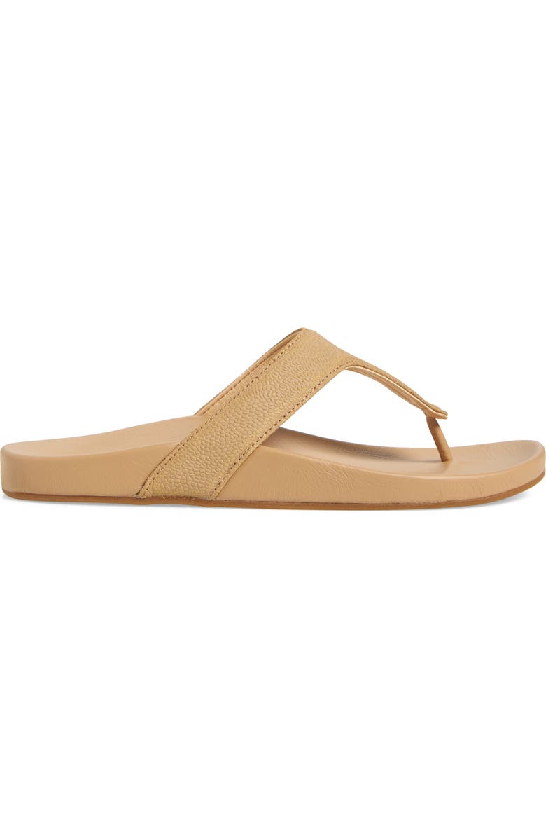 OluKai Kipea Lipi Sandal, Alternate, color, Warm Sand / Warm Sand