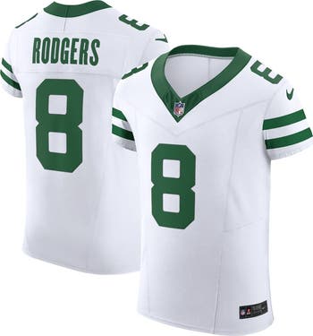 Nike Men s Nike Aaron Rodgers White New York Jets Alternate Vapor F.U.S.E. Elite Jersey Nordstrom