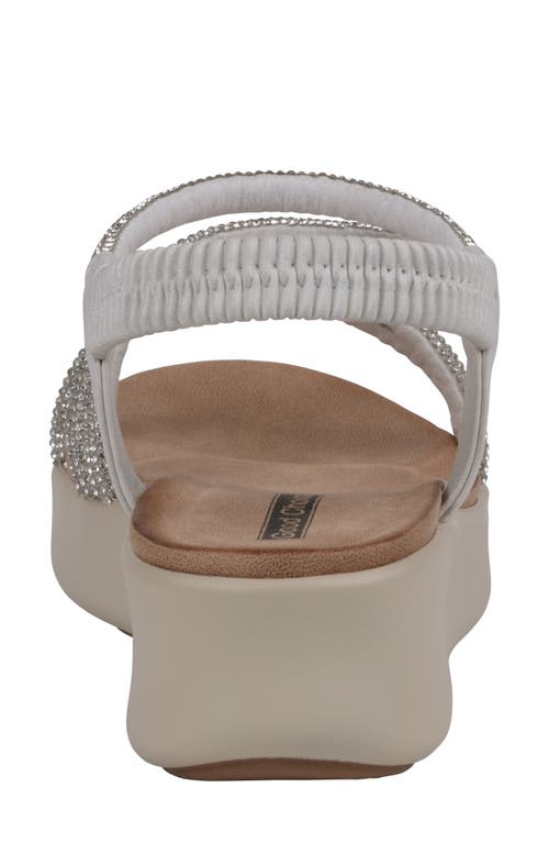 Gc Shoes Sol Comfort Platform Sandal In Silver