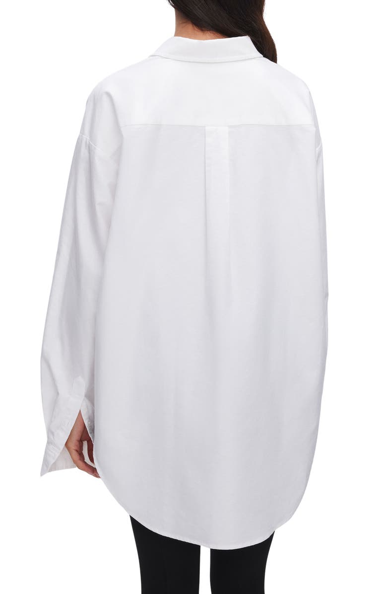 Good American Good Oxford Button-Up Shirt, Alternate, color, 