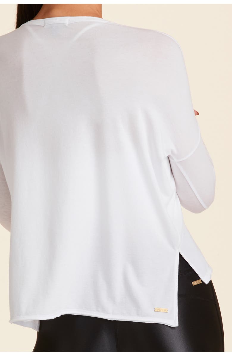 ALALA Long Sleeve Breakers Tee, Alternate, color, White