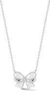 GLAZE JEWELRY Bow Pendant Necklace