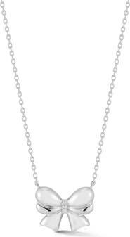 GLAZE JEWELRY Bow Pendant Necklace