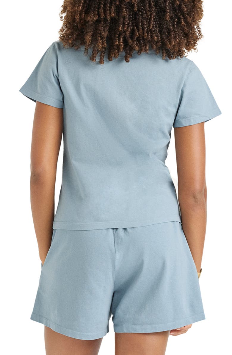 Vitamin A<sup>®</sup> Coast Fitted Cotton T-Shirt, Alternate, color, Dusk Blue