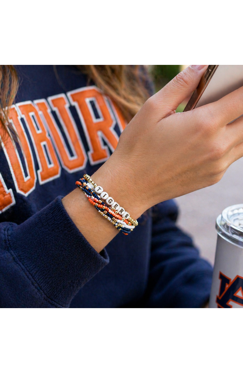 Color Shout Auburn Lucky 7 Bracelet Set, Alternate, color, Yellow Gold