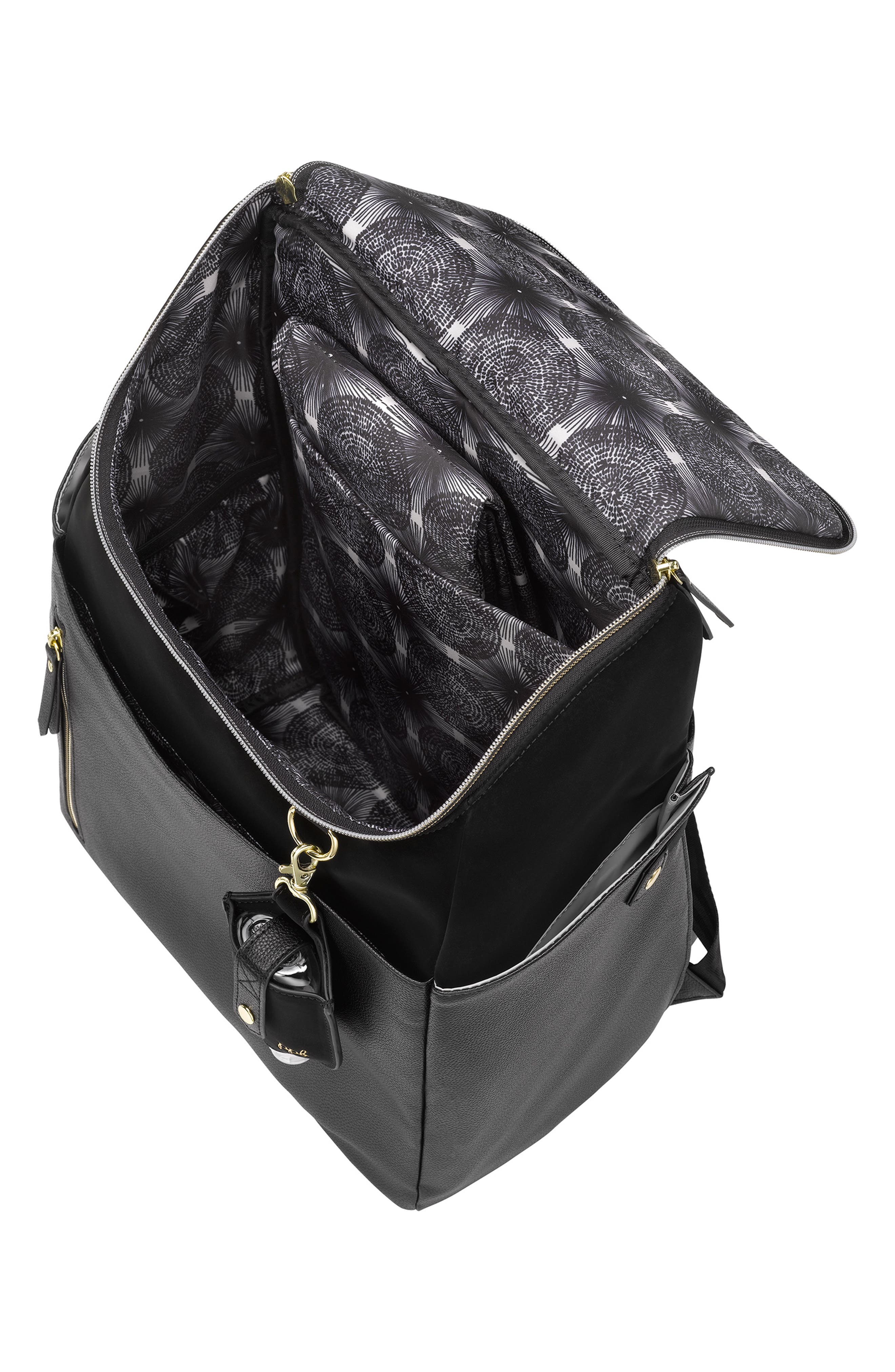 Petunia Pickle Bottom Tempo Diaper Backpack, Alternate, color, Black