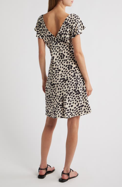 Rails Gigi Spot Print Minidress In Black