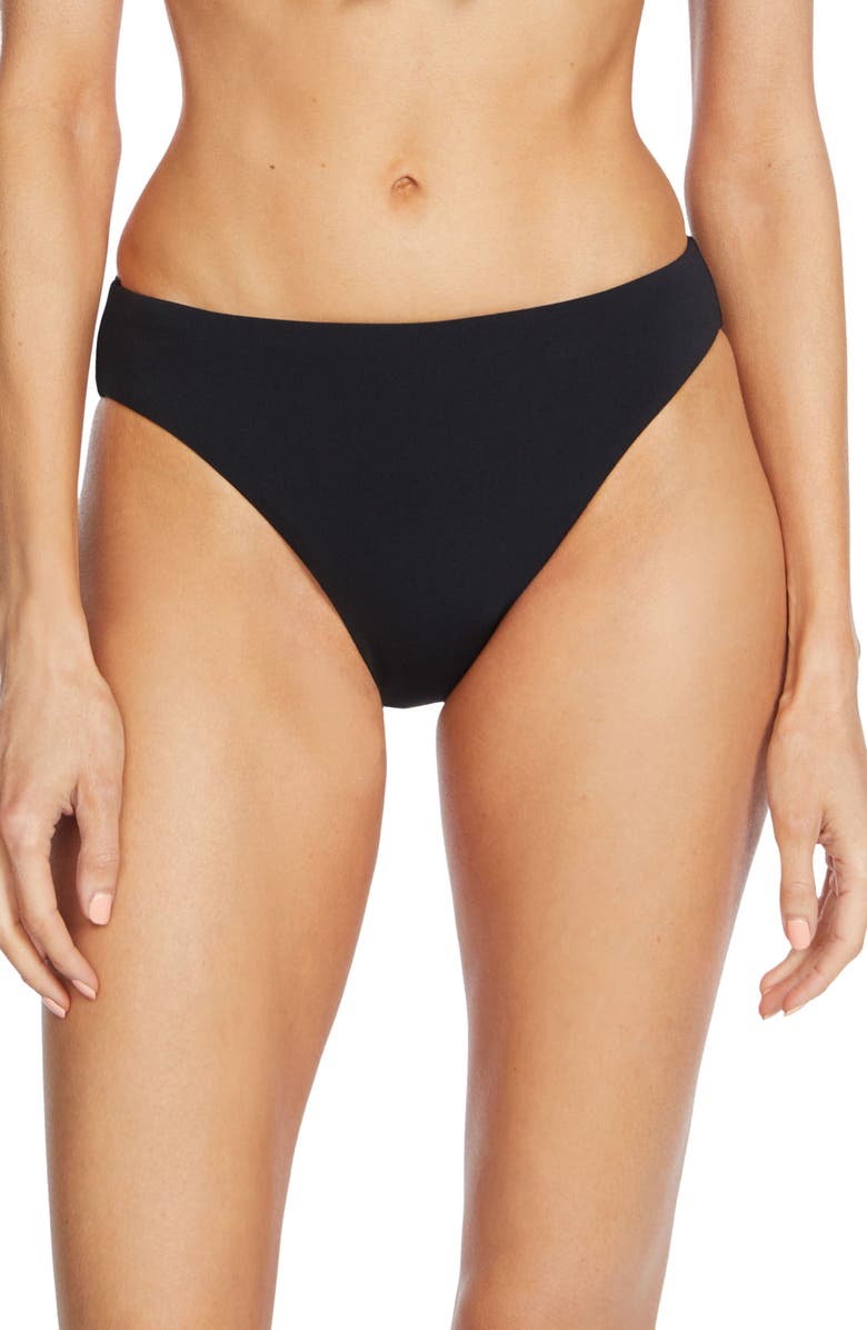 Robin Piccone Ava Bikini Bottoms, Main, color, Black