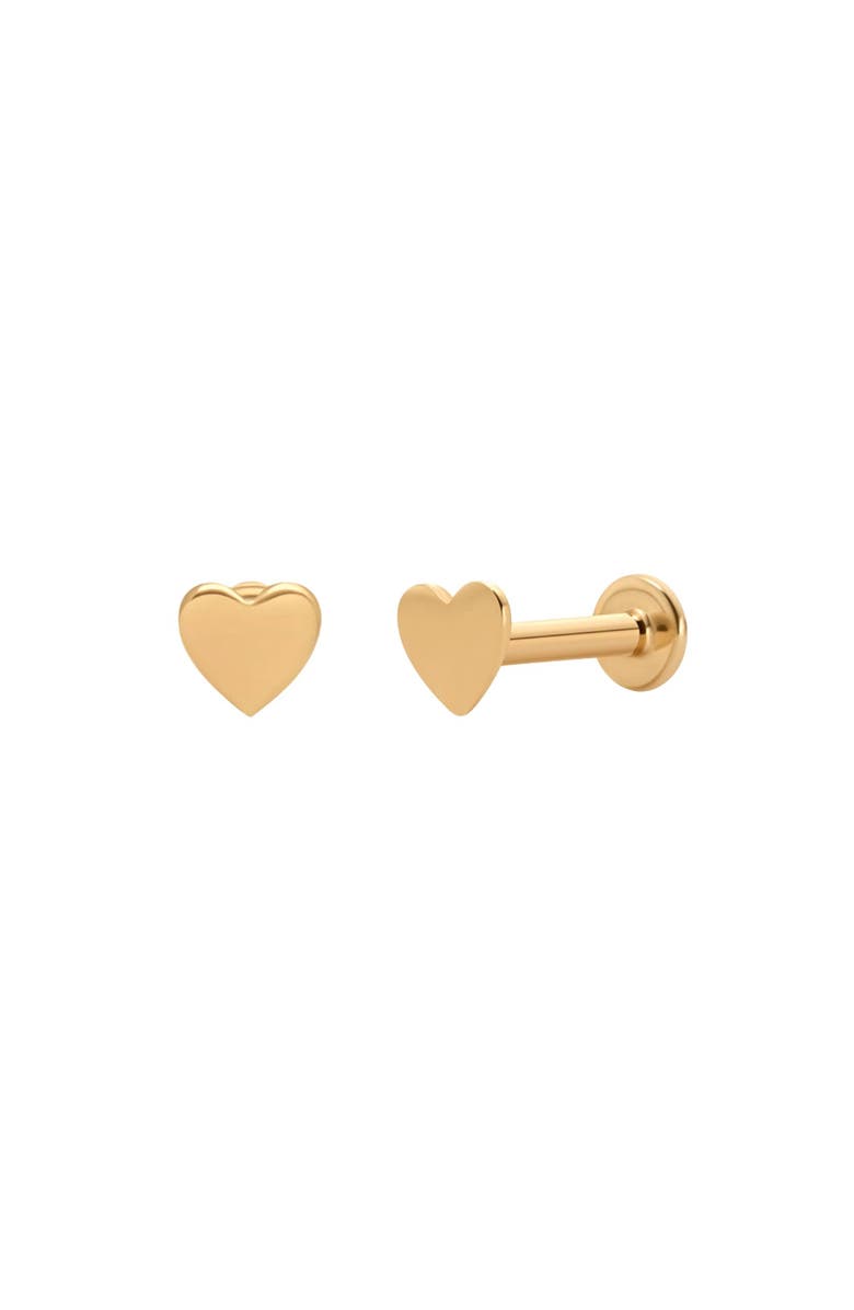 MADE BY MARY 14k Heart Stud Earring, Main, color, 14K Solid Gold - Pair
