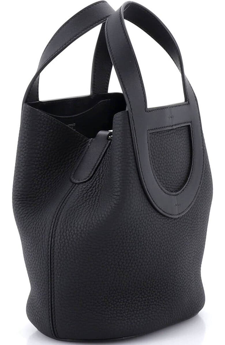 Pre-Owned Hermes In-The-Loop Bag Clemence with Swift 18, Alternate, color, Noir