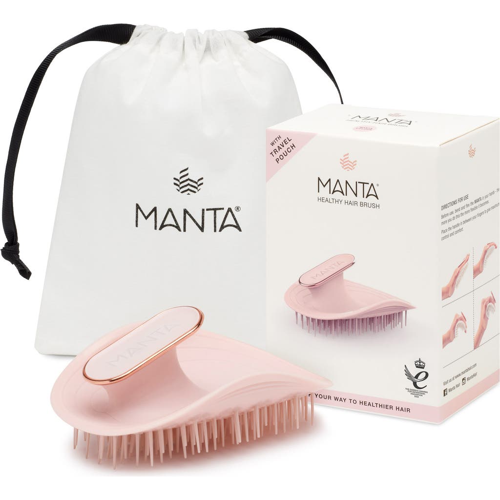 Manta The Gentle Brush for Healthier Hair & Scalp in Pink  product