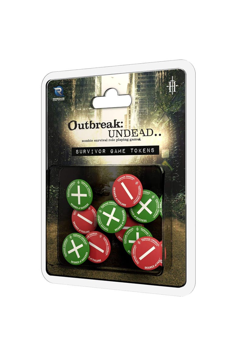 Outbreak Undead 2nd Edition Survivor's Tokens, Main, color, Multicolored