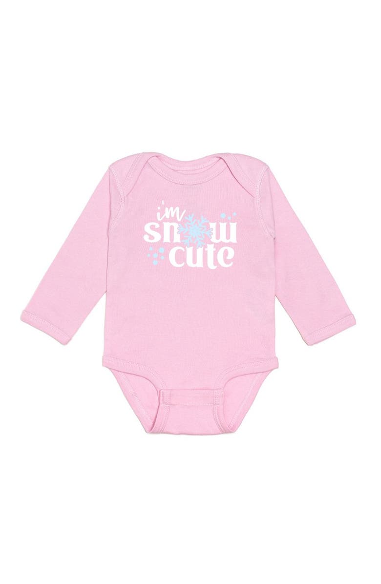 Sweet Wink Snow Cute Long Sleeve Bodysuit, Main, color, 