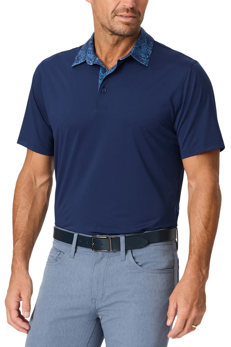 Harrold Performance Polo, Main, color, NAVY