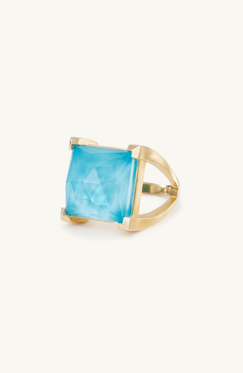 Dean Davidson Plaza Ring, Alternate, color, Iridescent Turq/ Gold