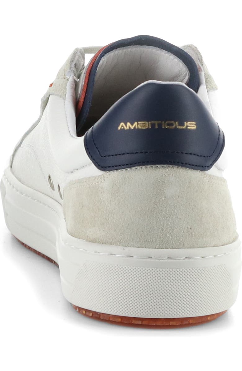 Ambitious 11218 Low Top Sneaker, Alternate, color, White/ Navy Leeather