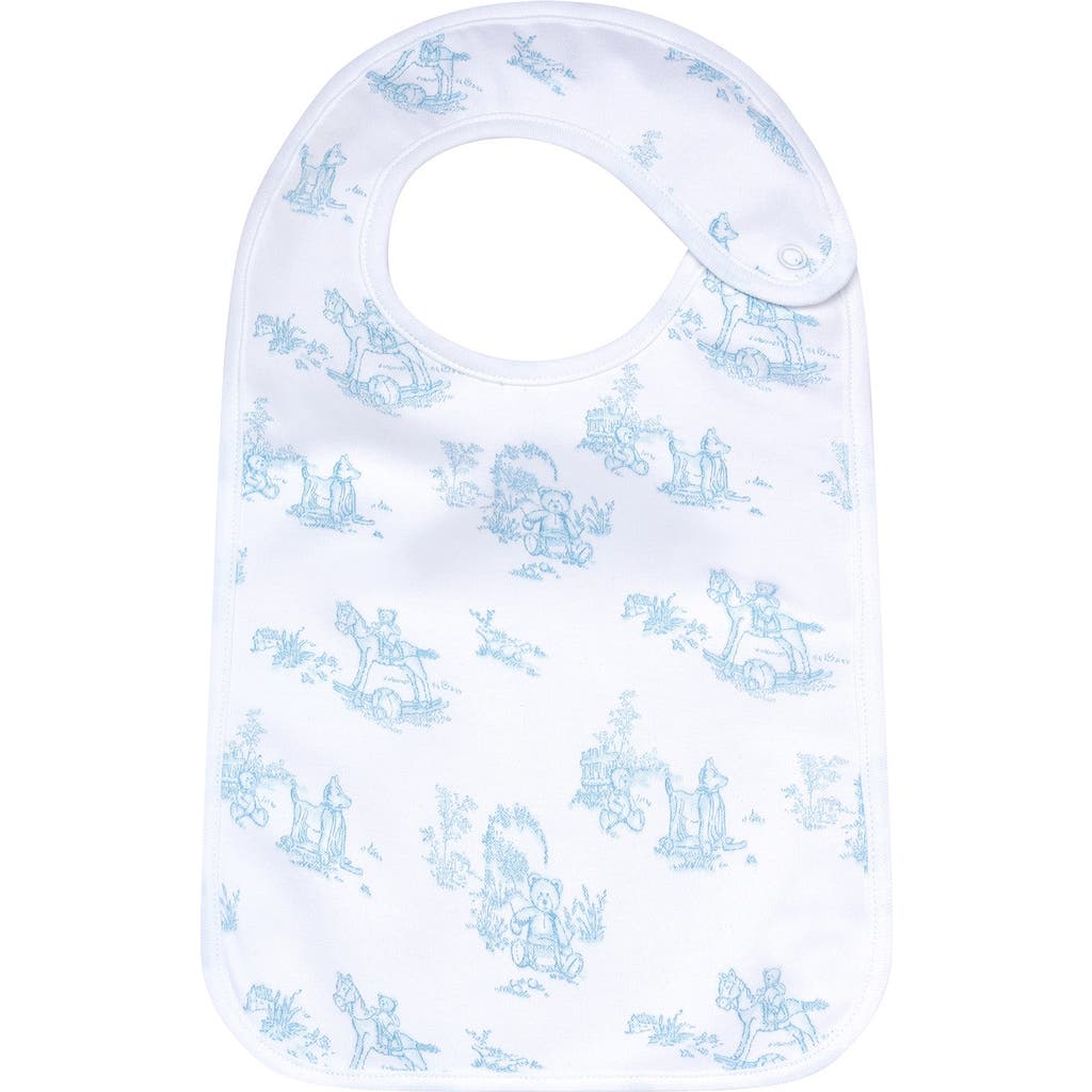 Nellapima Baby Boy Cotton Feeding Bib in Blue Toile  product