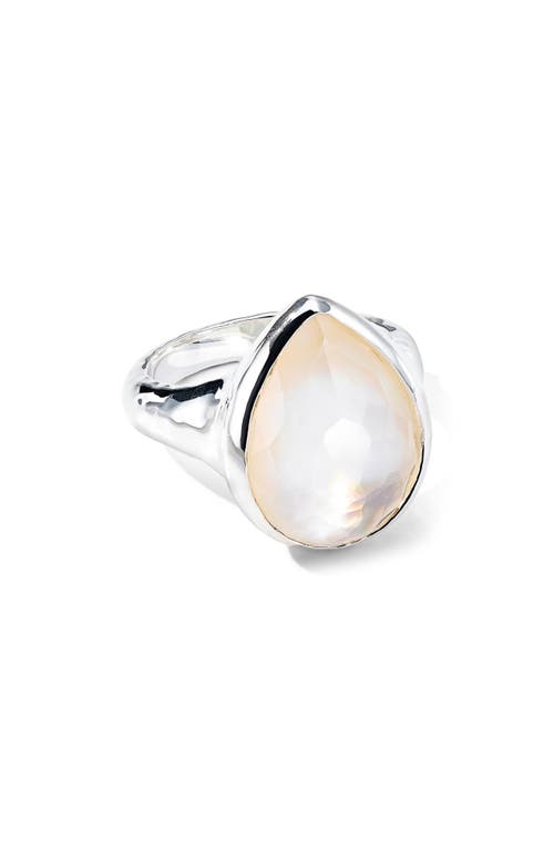 Ippolita Rock Candy Citrine Ring in Mother Of Pearl Doublet 