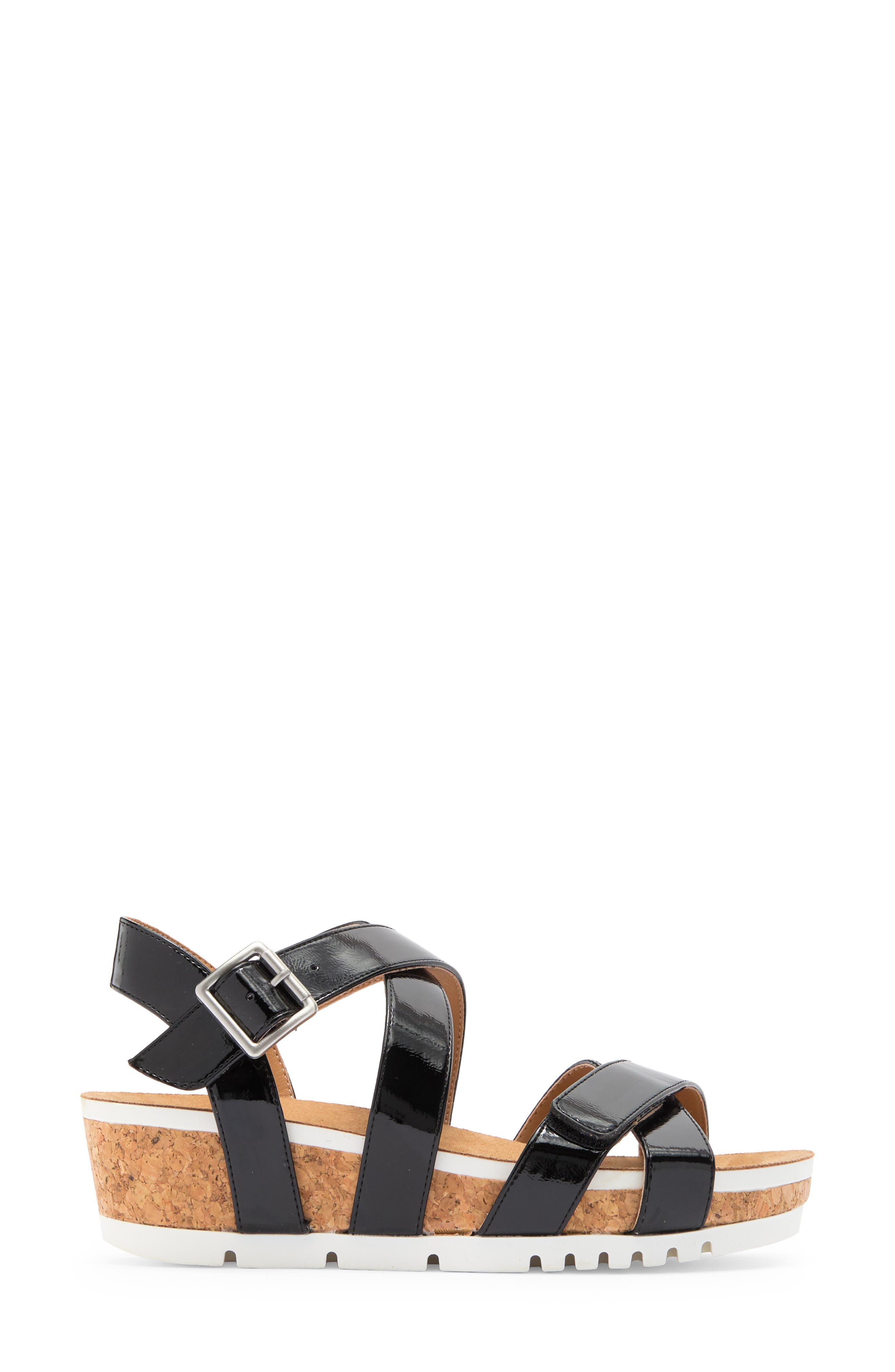 Adrienne Vittadini June Platform Wedge Sandal, Alternate, color, 