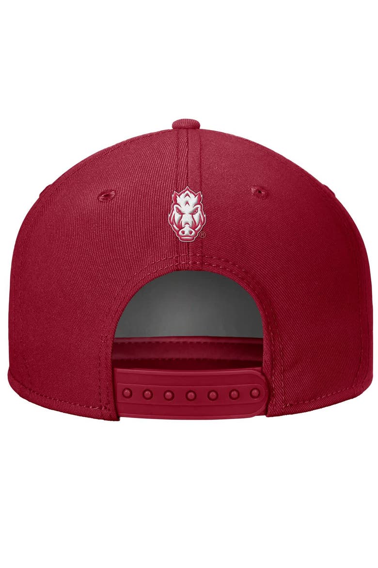 Men's Nike Cardinal Arkansas Razorbacks Rise Adjustable Hat, Alternate, color, Cardinal