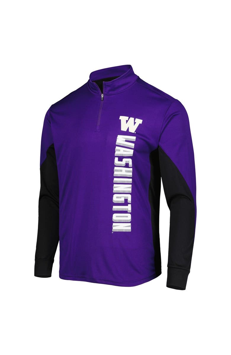 COLOSSEUM Men's Colosseum Purple Washington Huskies Bart Quarter-Zip Windshirt, Alternate, color, Purple