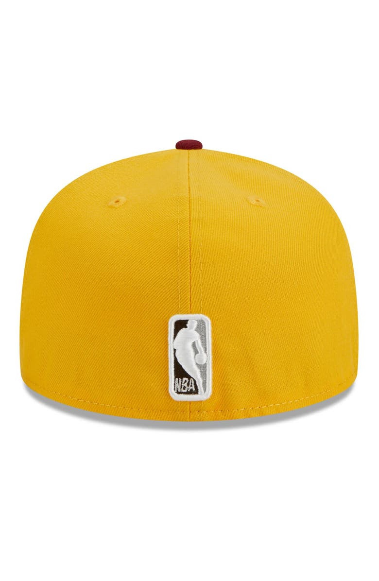New Era Men's New Era Yellow/Red Phoenix Suns Fall Leaves 2-Tone 59FIFTY Fitted Hat, Alternate, color, Yellow
