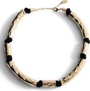 MANGO Hammered Collar Necklace