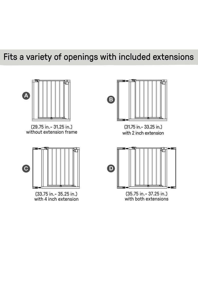 The Doorway 37W Series with Quad Cam Lock, Alternate, color, WHITE