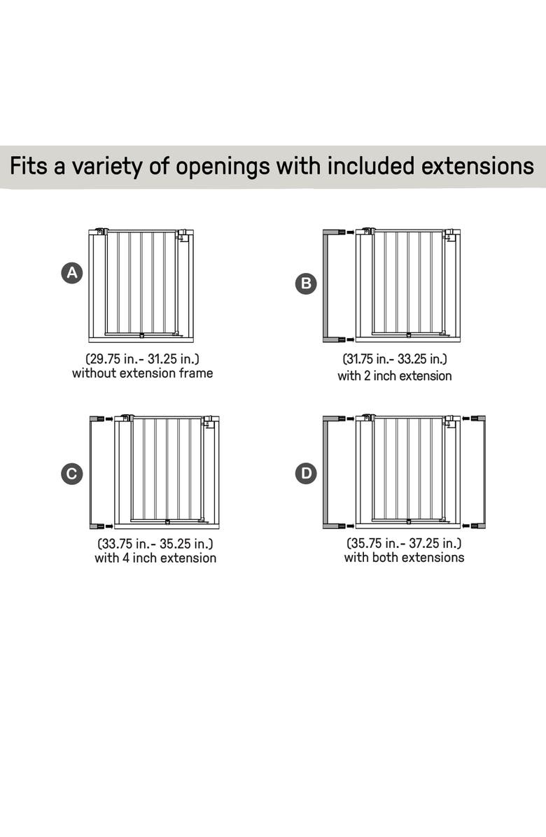 INGENUITY The Doorway 37W Series with Quad Cam Lock, Alternate, color, White