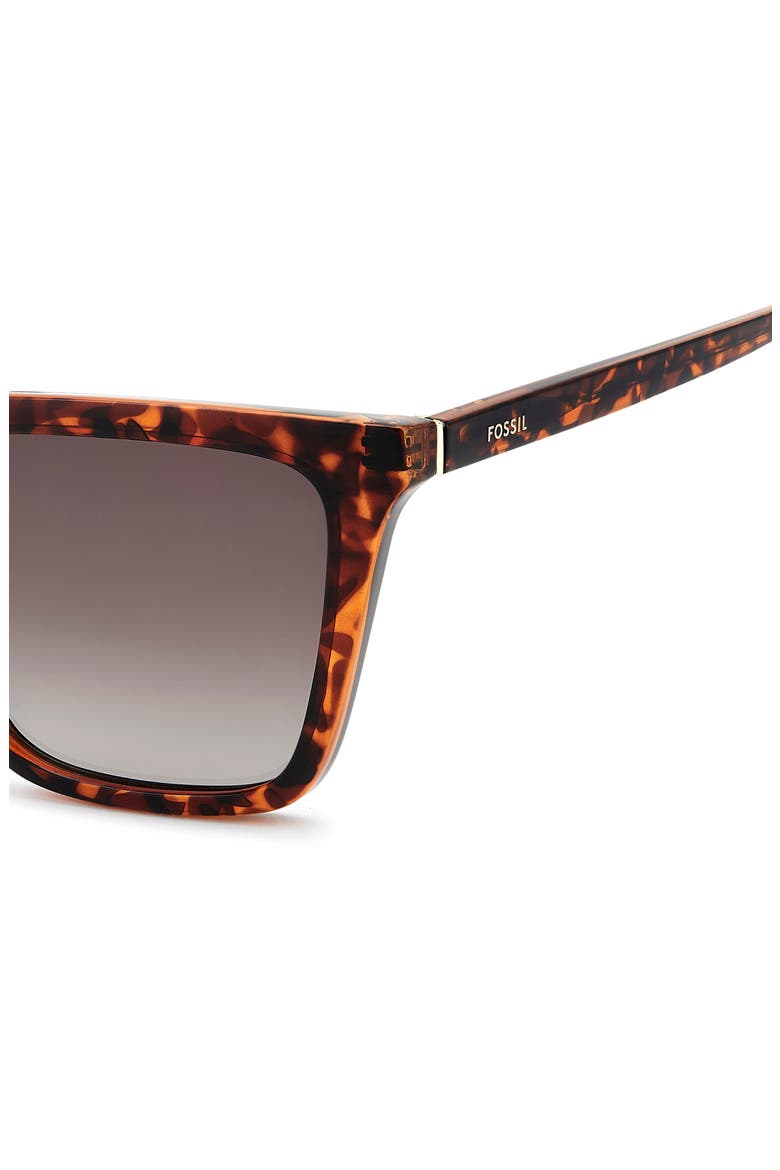 56mm Square Sunglasses, Alternate, color, HAVANA
