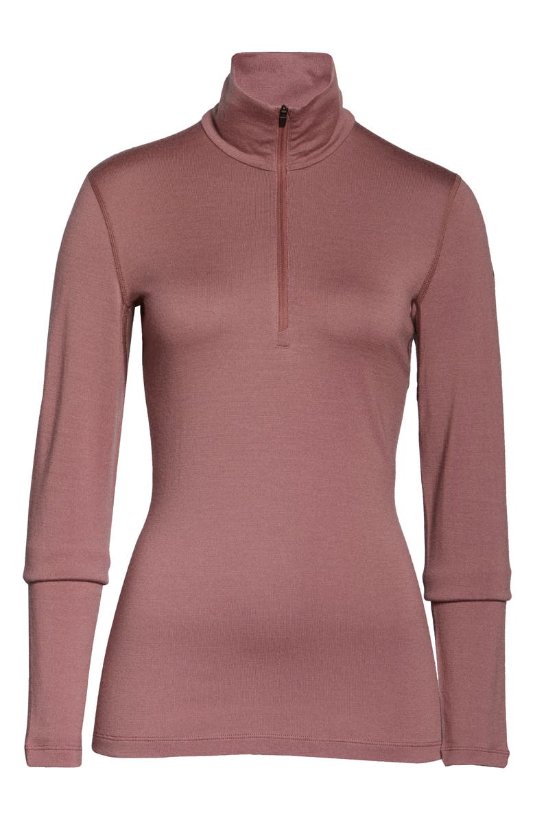 Icebreaker 260 Tech Merino Wool Half Zip Base Layer Top, Alternate, color, 