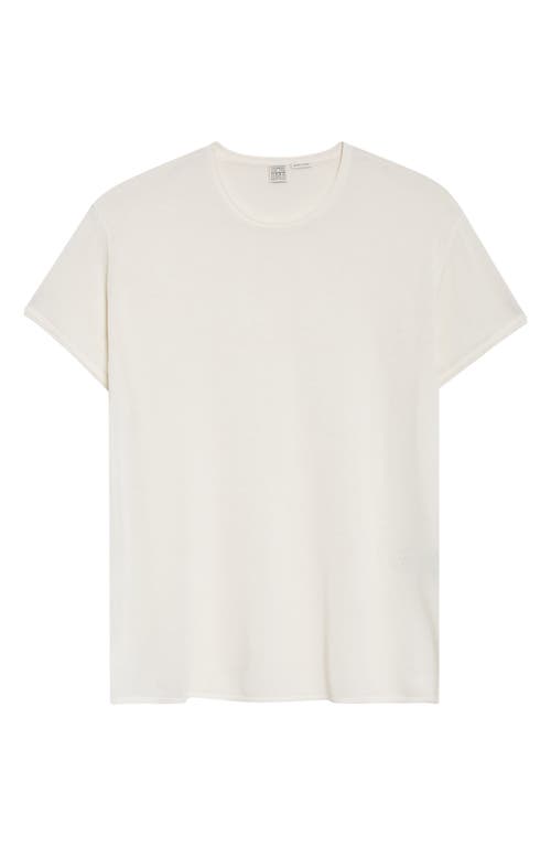 Totême Toteme Silk Crepe T-shirt In White