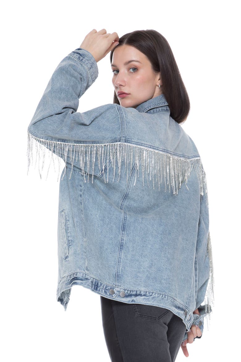 Nash Vegas Trucker Jacket, Alternate, color, Ibiza