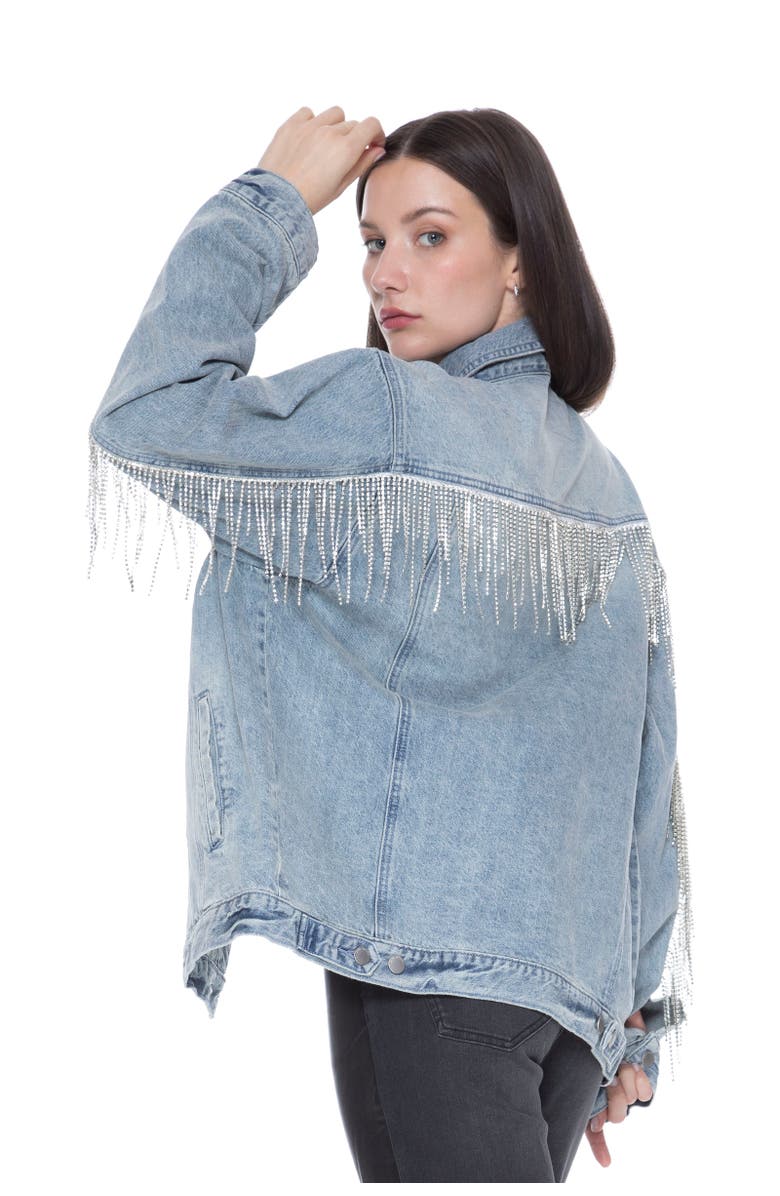 BLUE REVIVAL Nash Vegas Trucker Jacket, Alternate, color, Ibiza