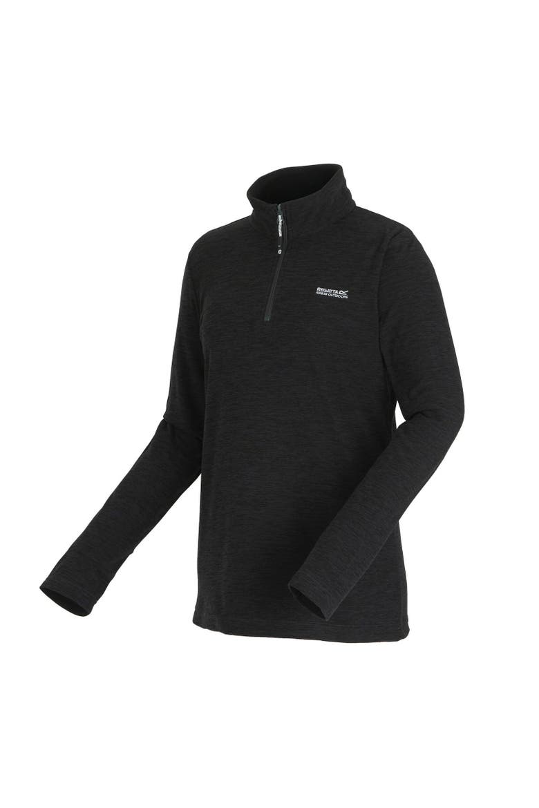 Sweetheart Quarter Zip Fleece Top, Alternate, color, Seal Grey