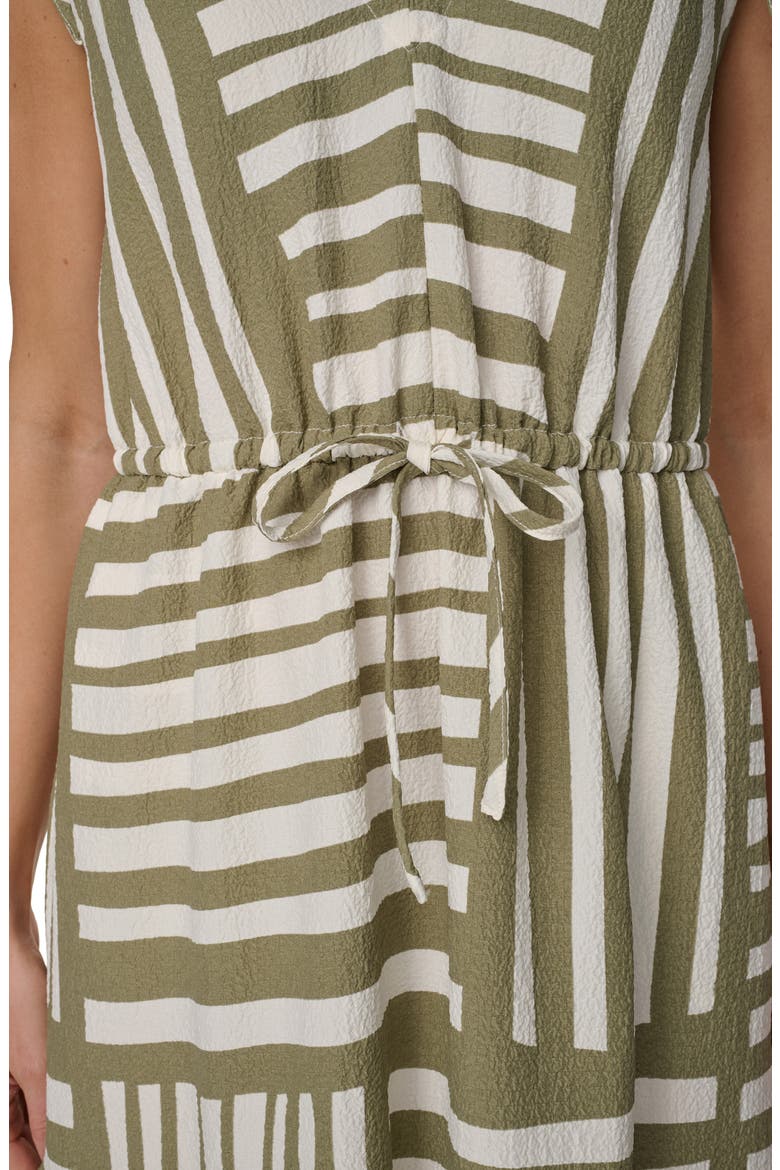 Gauz A-Line Maxi Dress, Alternate, color, LIGHT OLIVE/ CREAM